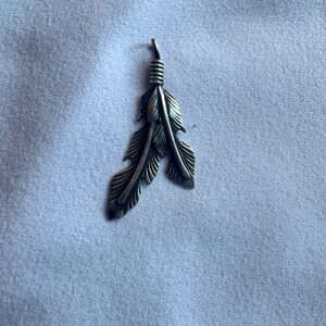 Sterling Silver Feather Pendant